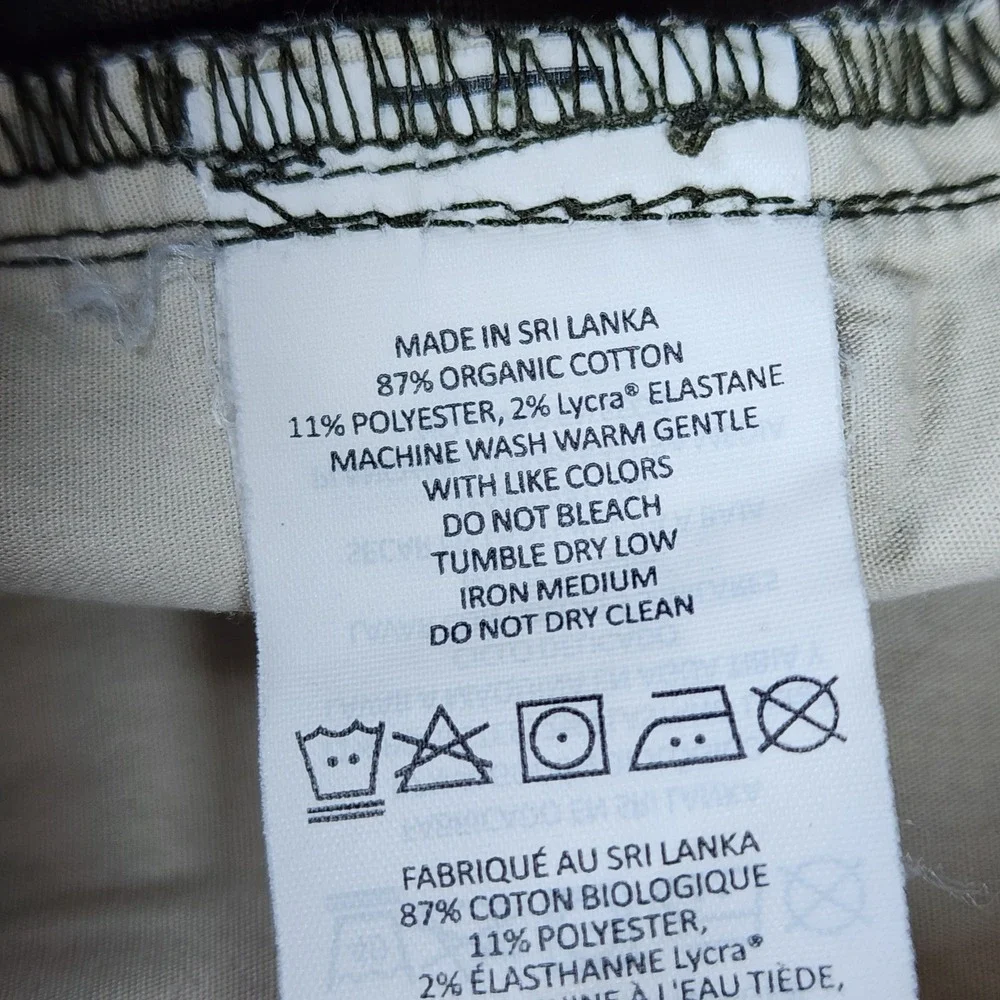 Prana Slim Fit Pants Mens 32 Brown Stretch Organic Cotton Blend Excellent